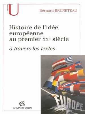 cover image of Histoire de l'idée européenne au premier XXe siècle à travers les textes